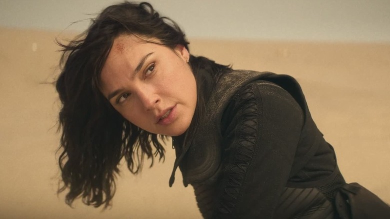 Rachel Stone in the desert in Heart of Stone (2023)