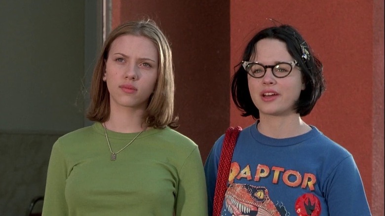 Enid and Rebecca walk together