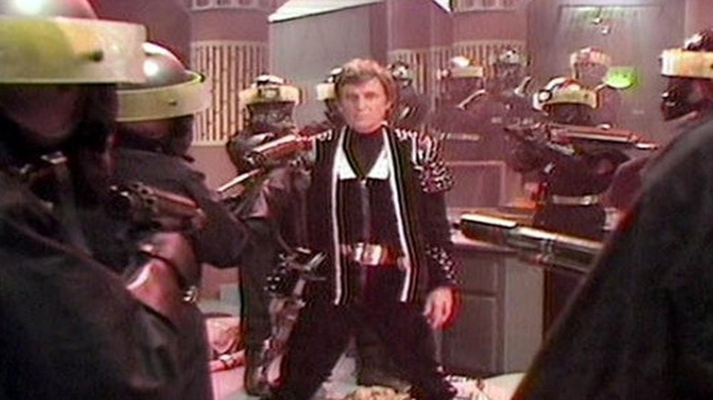 Paul Darrow fighting