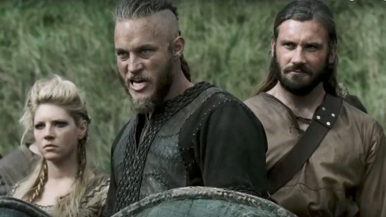   Lagertha, Ragnar, and Rollo