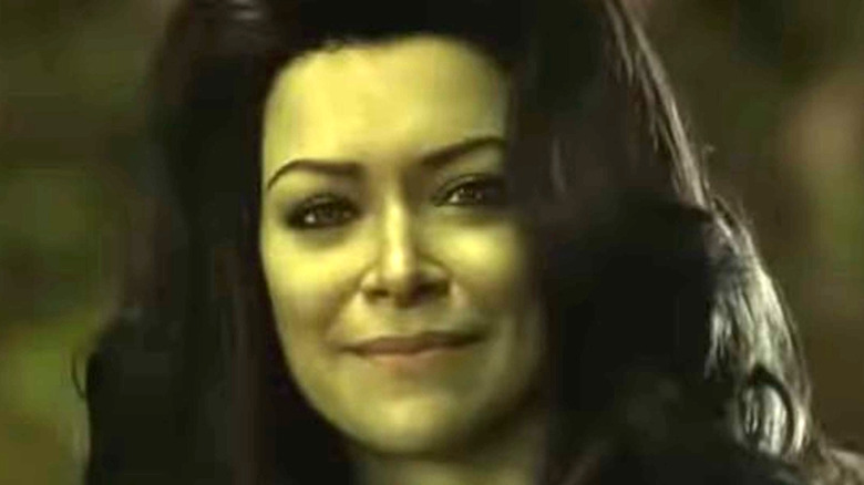 She-Hulk smiling