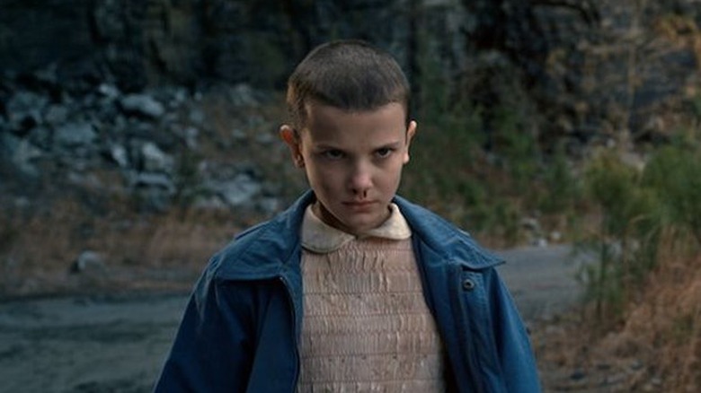 Eleven using her powers