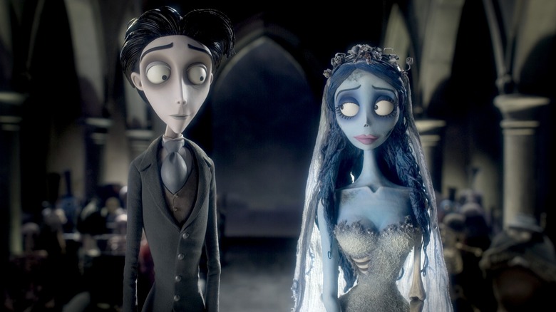 Victor and Emily standing together in "Corpse Bride"