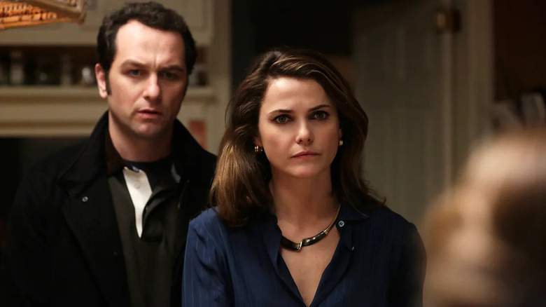 Elizabeth Jennings frowning in "The Americans."