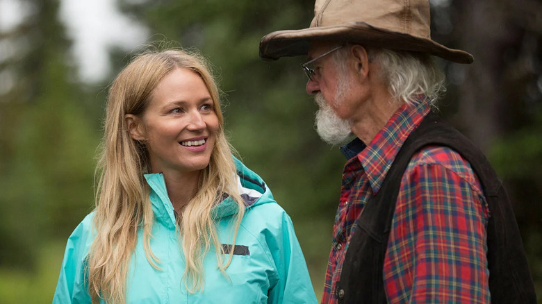 Jewel speaks with Atz in "Alaska: the Last Frontier" (2011-2022)