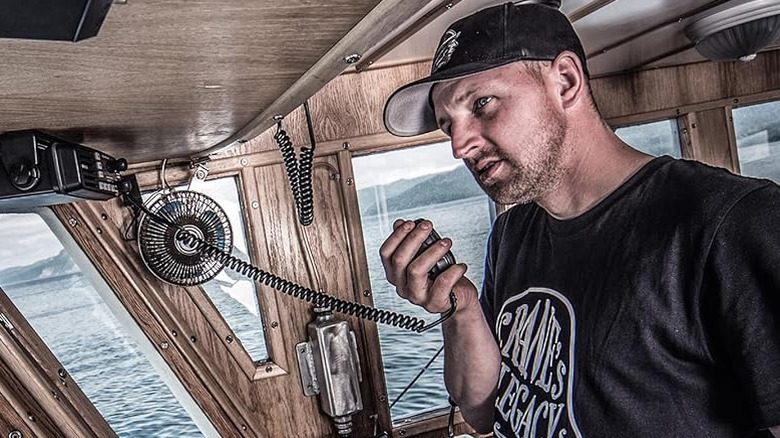 Adam Dodd talks on the radio in "Cold Water Cowboys" (2014-2017)