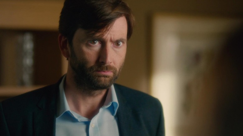 Hardy furrows his brow in Broadchurch