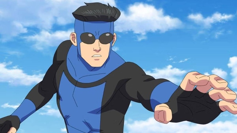 Invincible stretching out his hand on "Invincible" (2021-present)