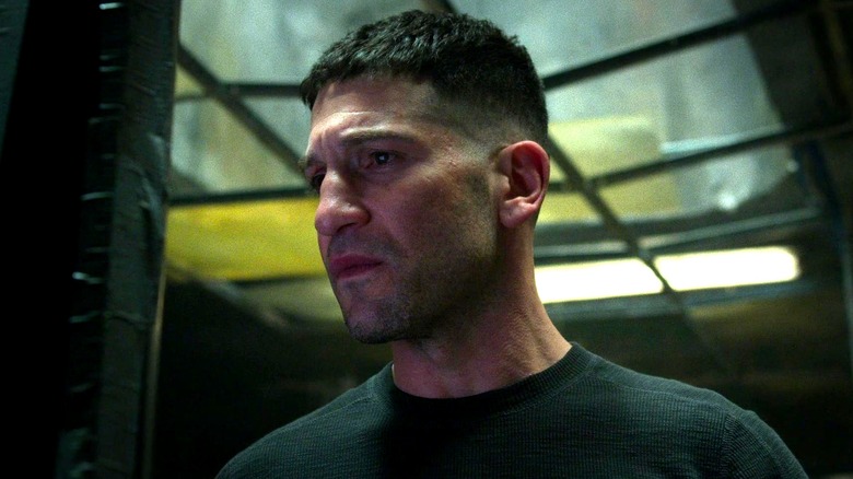 Frank Castle glares intensely in The Punisher