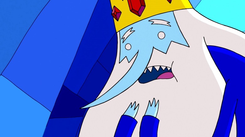 Ice King looking upset in "Adventure Time"