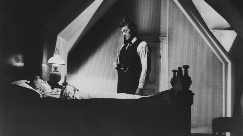 Robert Mitchum in Night of the Hunter