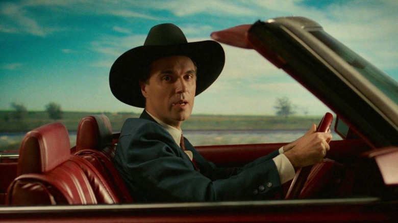 David Byrne driving