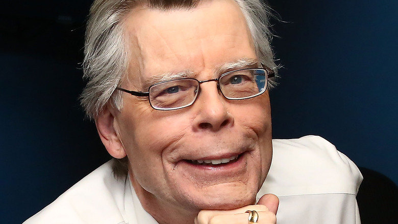 Stephen King smiling