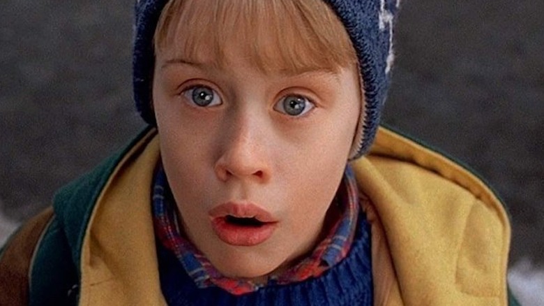 Kevin McCallister looks up