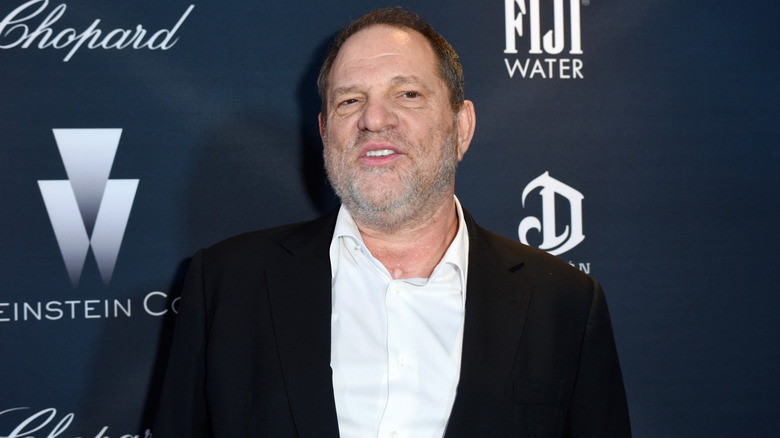 Harvey Weinstein at a Weinstein Company event