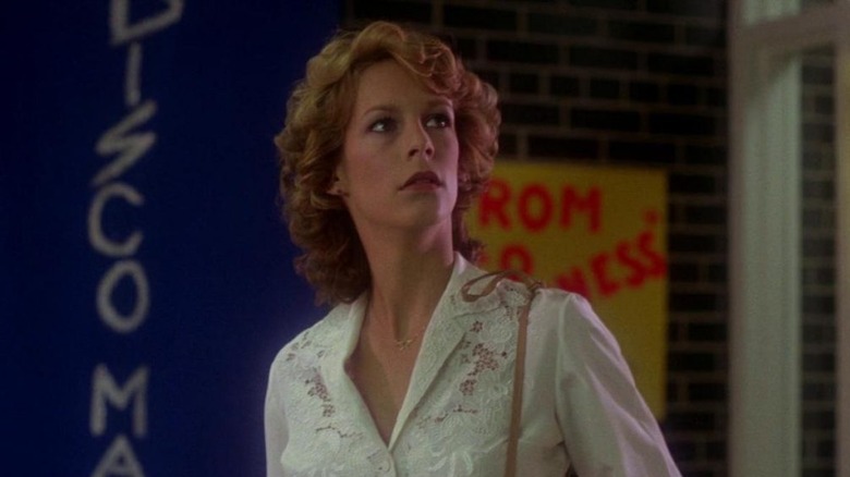 Jamie Lee Curtis in the school