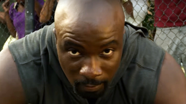 Luke Cage looking up