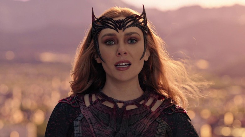 Scarlet Witch preparing to unleash chaos in Doctor Strange in the Multiverse of Madness (2022)