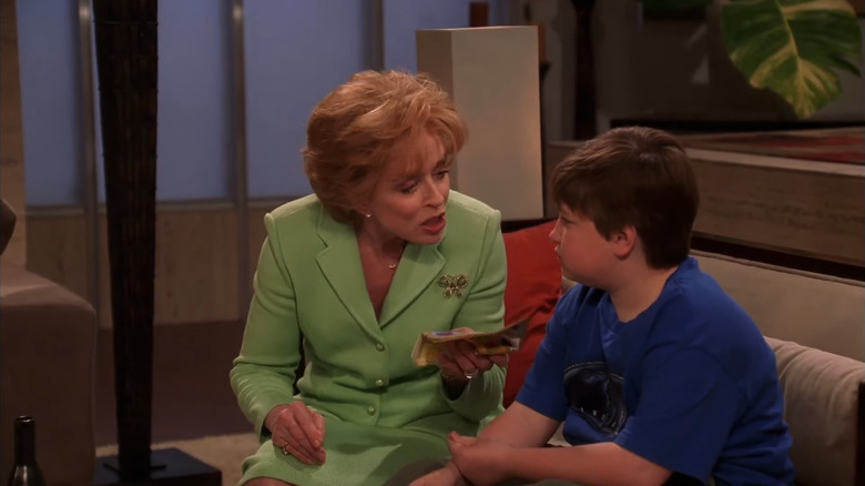 Evelyn speaking to Jake Harper in Two and a Half Men