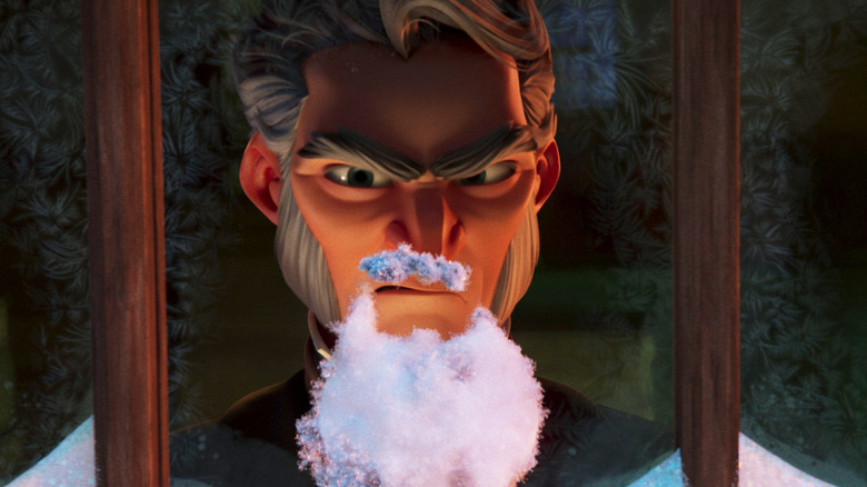 Ebenezer frost beard from window Scrooge: A Christmas Carol