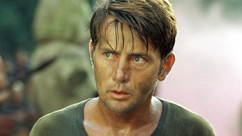 Captain Willard tries to keep it together during the Vietnam War in Apocalypse Now.