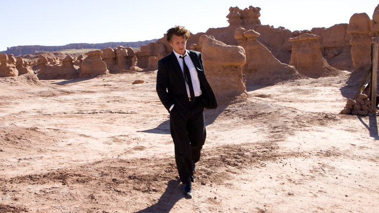 Jack wanders through the desert in "The Tree of Life" (2011)