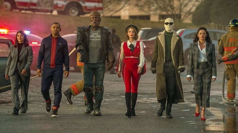 The Doom Patrol team walking