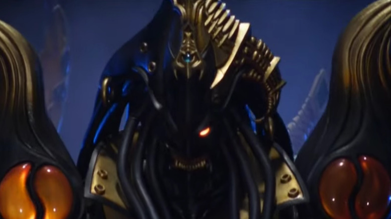 Emperor Mavro looking ominous in Power Rangers Super Megaforce