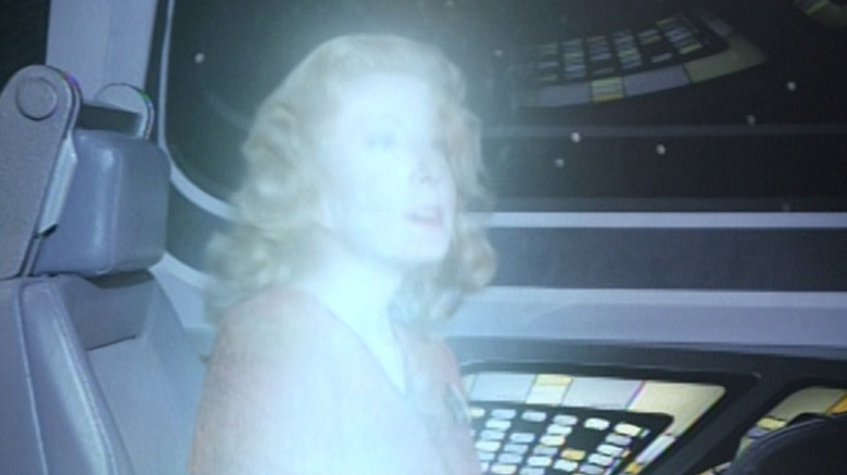 Kes transforming into an energy being on Star Trek: Voyager