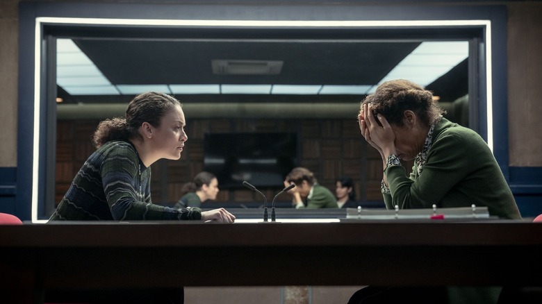 Vanessa interrogates Julia in "Criminal: United Kingdom" (2019-2020)