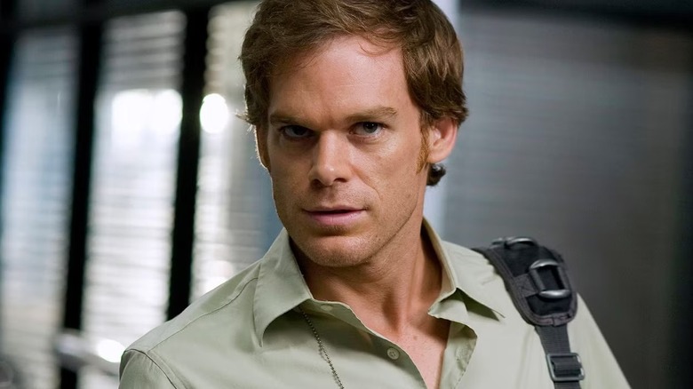 Dexter Morgan smiling in "Dexter."