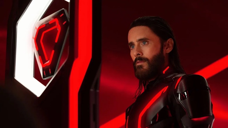 Ares staring at a Light Disc in Tron: Ares (2025)