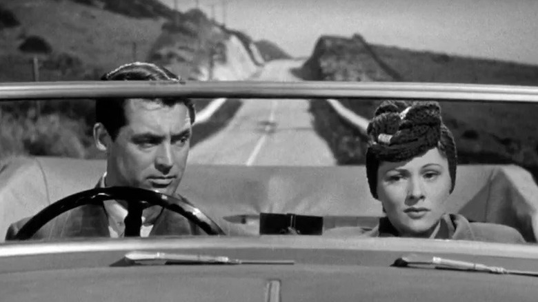 Johnnie and Lina in the car