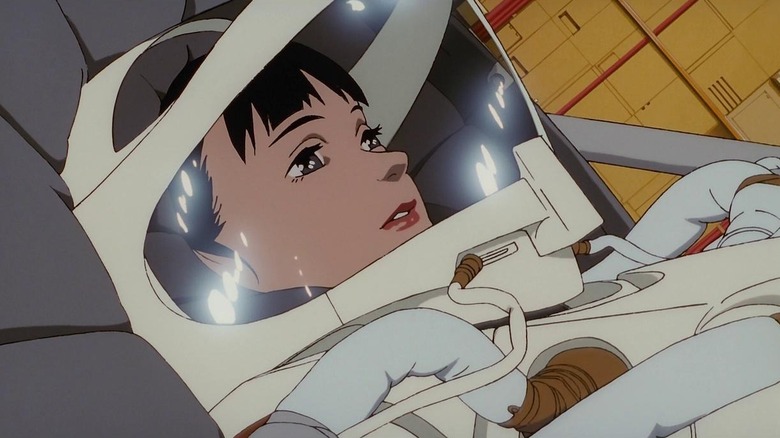 Chiyoko Fujiwara in a rocketship