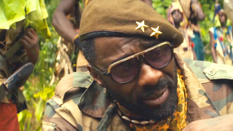 Idris Elba in military uniform