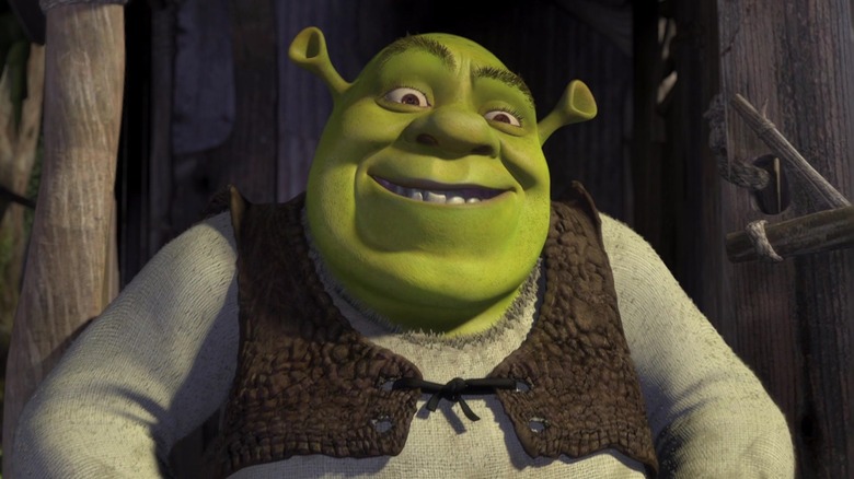 Shrek smiling
