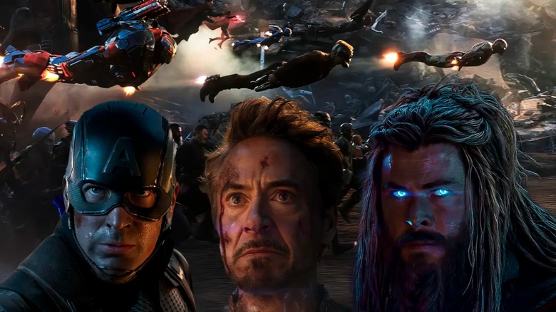 Captain America, Iron Man, and Thor