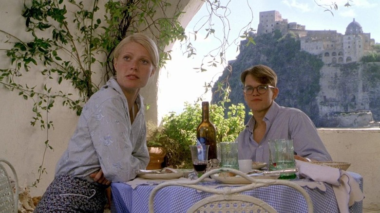 Matt Damon and Gwyneth Paltrow spend time on the Italian Coast in The Talented Mr. Ripley