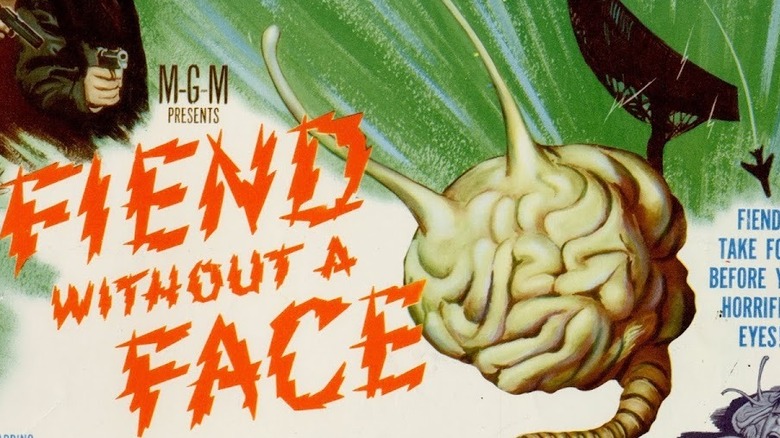 An old man being strangled by the brain fiends