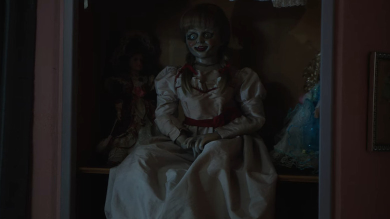 Annabelle sitting and smiling