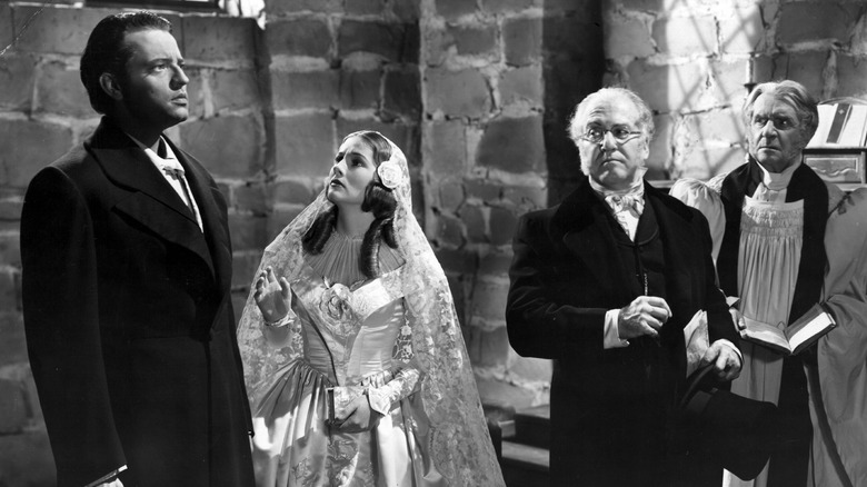 Jane Eyre and Edward Rochester wed in 'Jane Eyre' (1943)