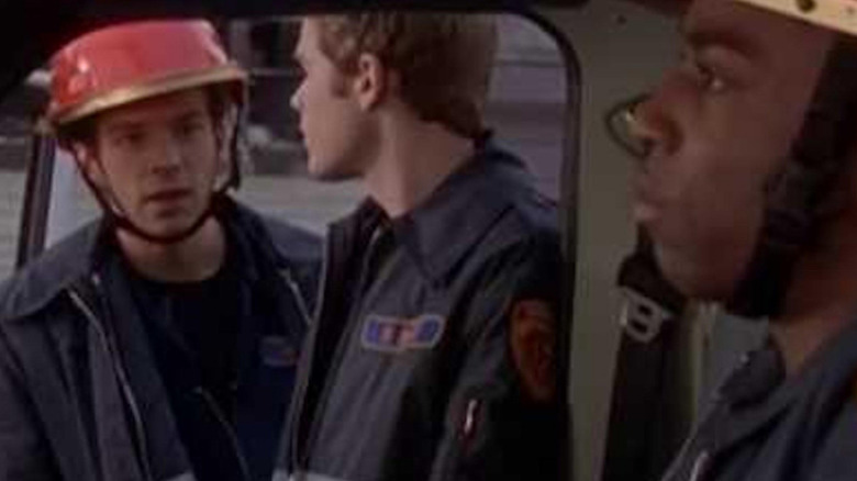 Tyler Connell and Hank Beecham working as EMTs in In A Heartbeat