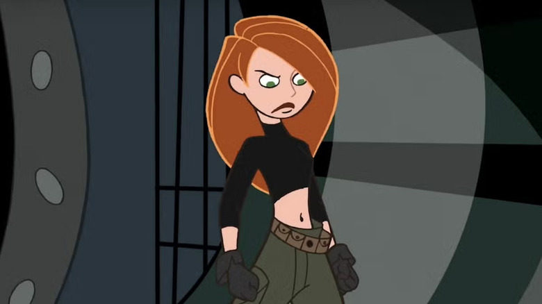 Kim Possible stands angry in Kim Possible