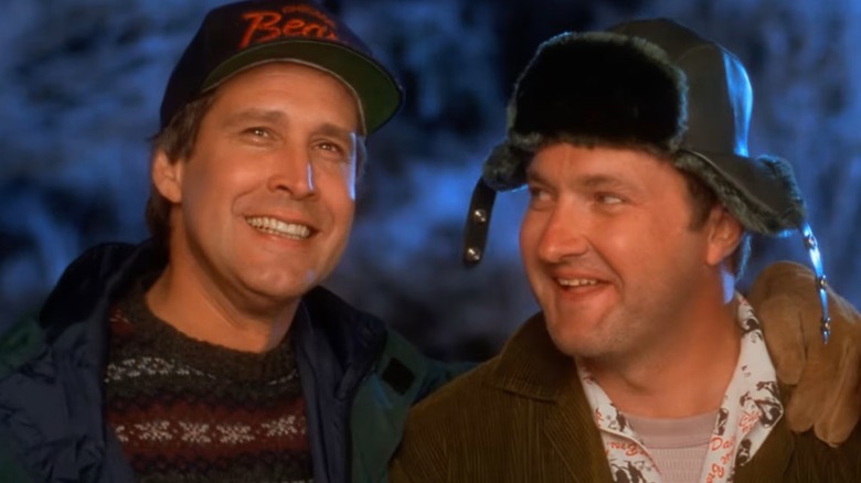 Clark putting his arm around Cousin Eddie in "National Lampoon's Christmas Vacation" (1989)