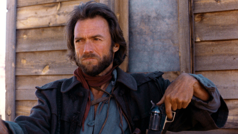 Eastwood draws gun