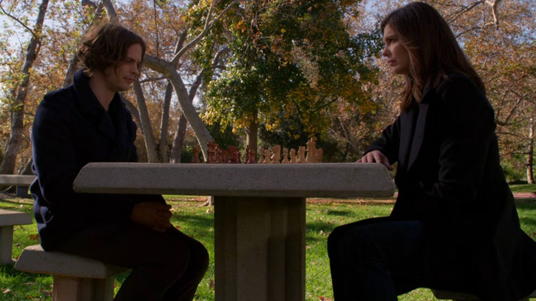 Spencer and Alex playing chess