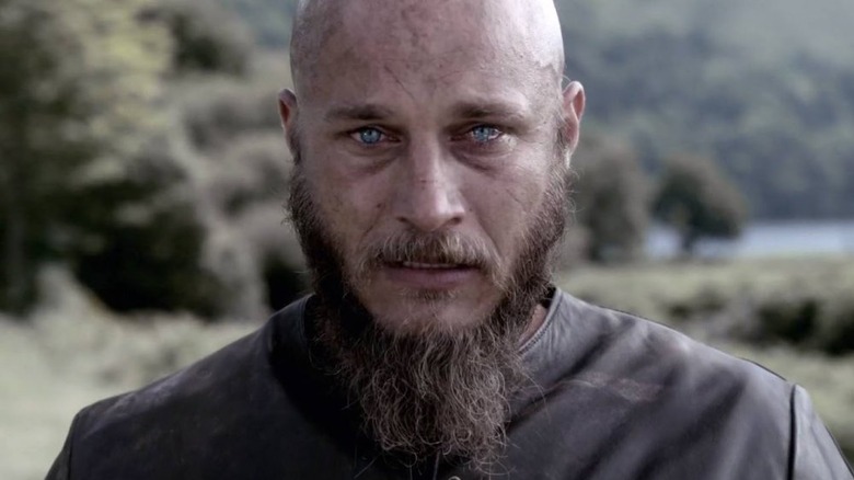 Ragnar Lothbrok in tears on Vikings (2013-2021)