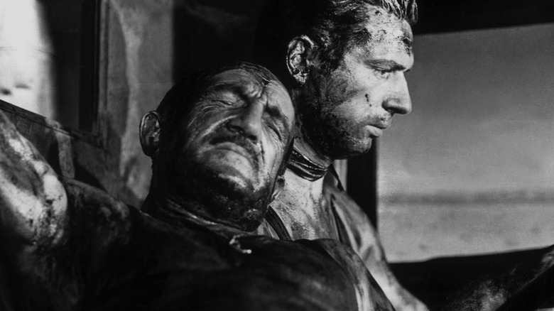 Mario and Jo in a truck in "The Wages of Fear"