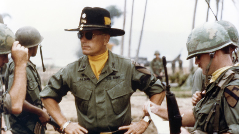 Col. Kilgore walks the battlefield in "Apocalypse Now" (1979)