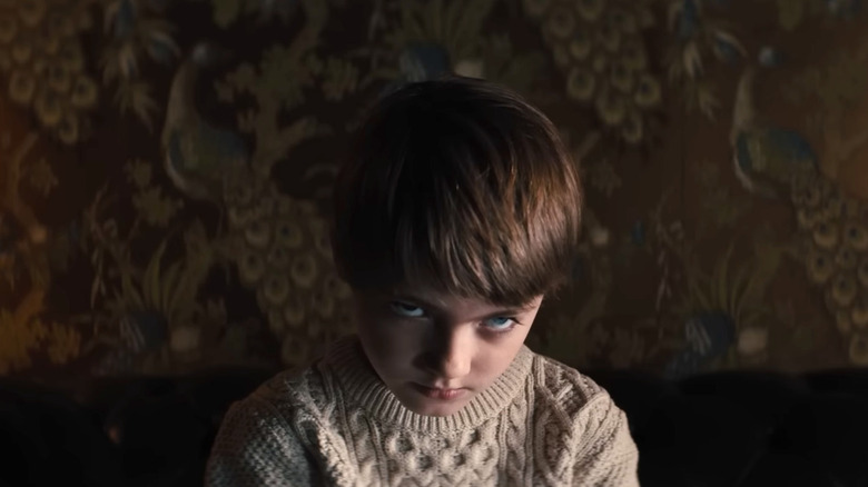 Miles Blume offers up a Kubrick stare in The Prodigy